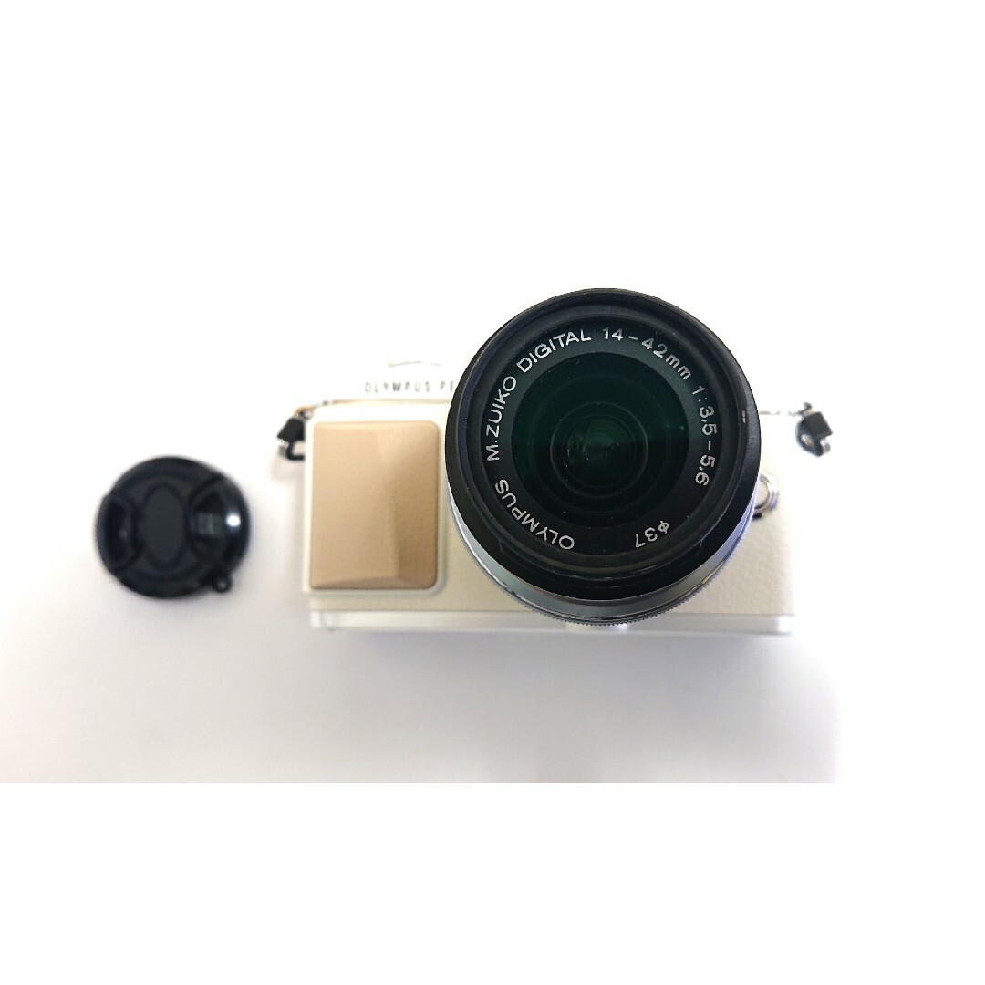 OLYMPUS(オリンパス)のOLYMPUS PEN Lite E-PL7 ＋14-42mm 中古 スマホ/家電/カメラのカメラ(ミラーレス一眼)の商品写真