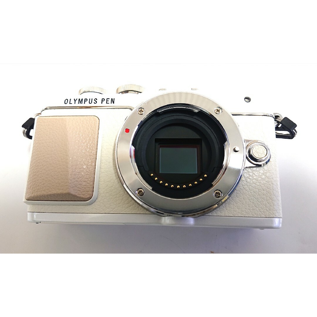 OLYMPUS(オリンパス)のOLYMPUS PEN Lite E-PL7 ＋14-42mm 中古 スマホ/家電/カメラのカメラ(ミラーレス一眼)の商品写真