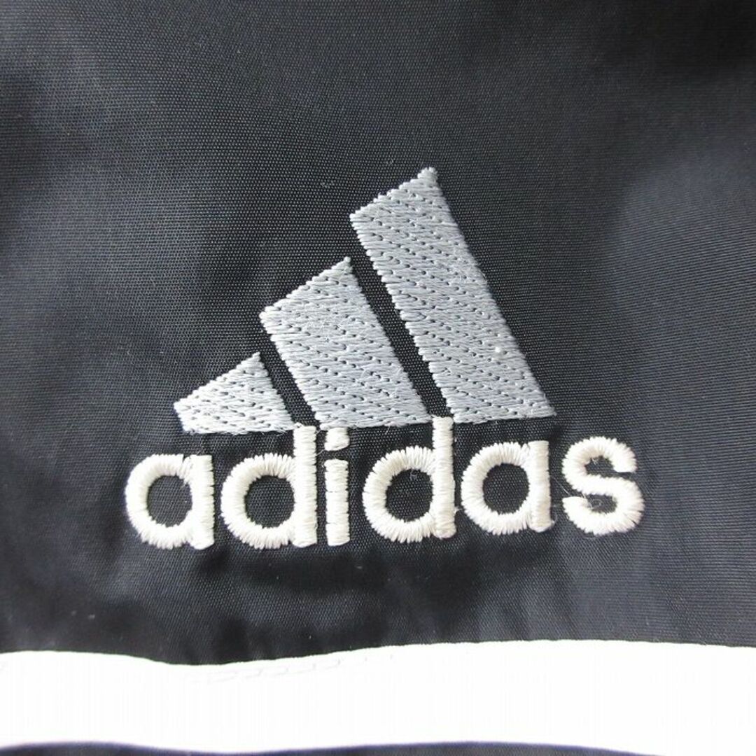 adidas(アディダス)の古着 アディダス adidas 長袖 ナイロン ジャケット パーカー キッズ ボーイズ 子供服 90年代 90s ワンポイントロゴ リバーシブル 黒他 ブラック 23jan10 キッズ/ベビー/マタニティのベビー服(~85cm)(シャツ/カットソー)の商品写真