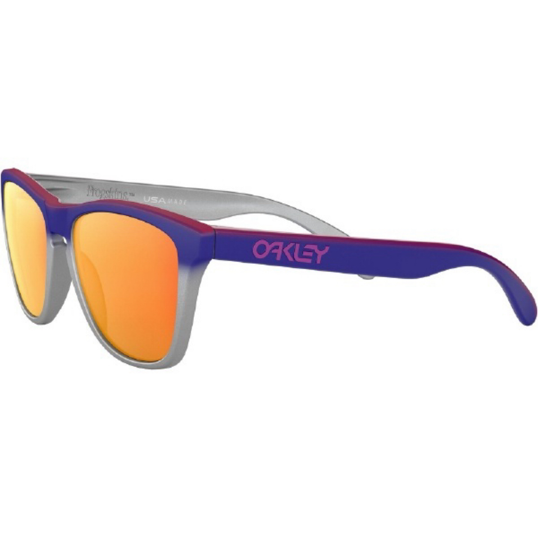 Oakley(オークリー)のFrogskins OO9245-8254ピンクブルーフェードシルバー メンズのファッション小物(サングラス/メガネ)の商品写真