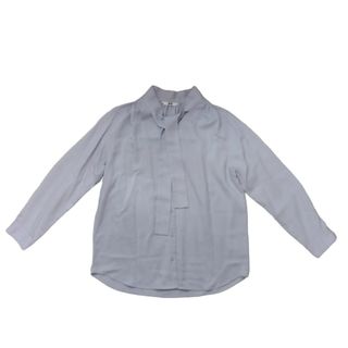 ユニクロ(UNIQLO)の[美品] UNIQLO ユニクロ ブラウス ラベンダー 春 オフィス 綺麗め(シャツ/ブラウス(長袖/七分))