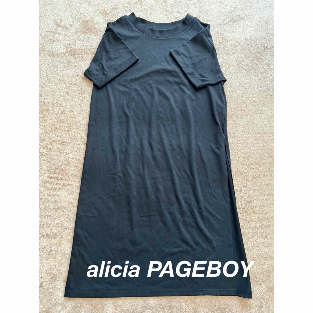 PAGEBOY(ページボーイ)の【ページボーイ】レディース　ロングワンピース　サイドスリットチュニック レディースのワンピース(ロングワンピース/マキシワンピース)の商品写真