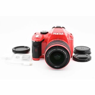 【美品】ペンタックス PENTAX K-x レッド 18-55mm レンズキット(デジタル一眼)