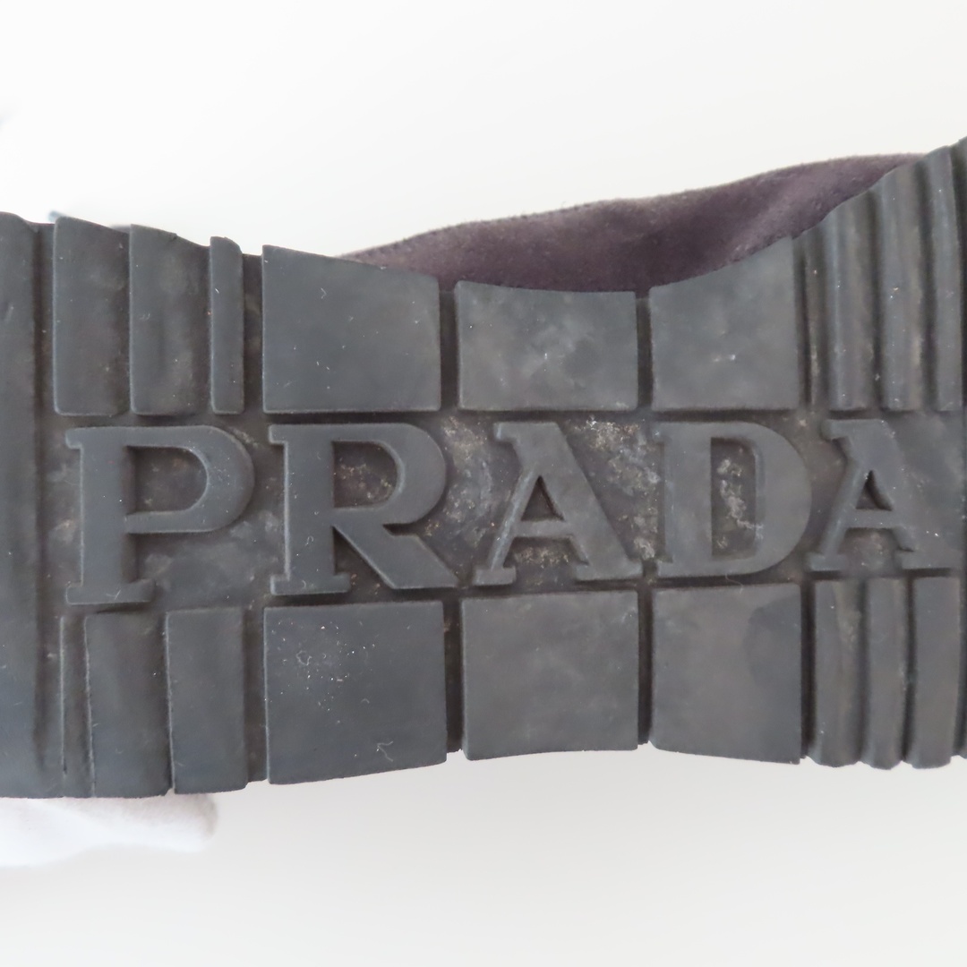 PRADA(プラダ)のM03 PRADA プラダスポーツ スエード/ナイロン スニーカー 8 ボルドー/ブラック メンズの靴/シューズ(スニーカー)の商品写真