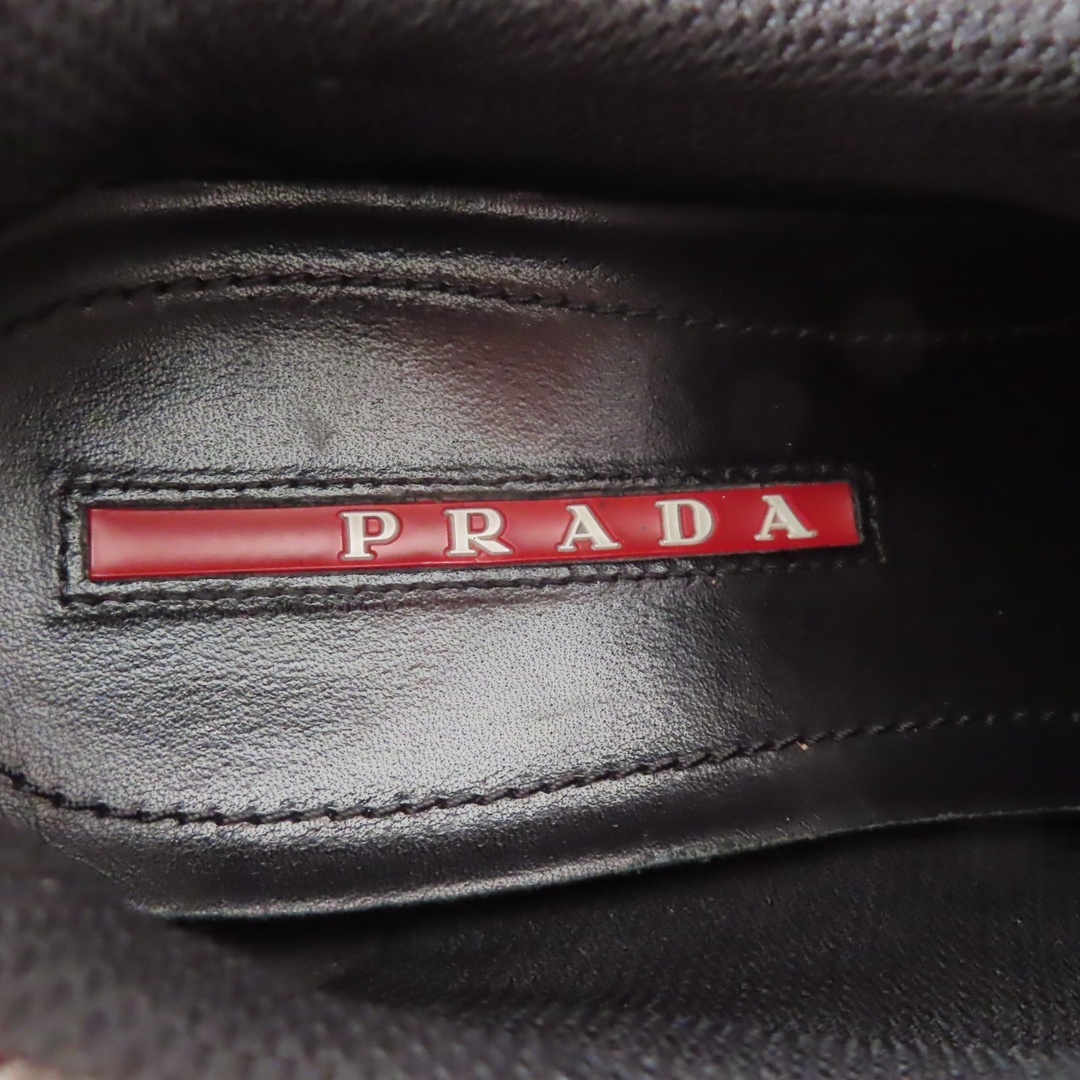 PRADA(プラダ)のM03 PRADA プラダスポーツ スエード/ナイロン スニーカー 8 ボルドー/ブラック メンズの靴/シューズ(スニーカー)の商品写真