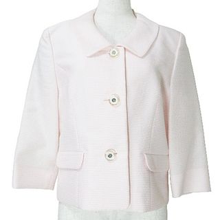 クレージュ(Courreges)のクレージュ 美品 ジャケット 7分袖 ブレード 3B ピンク 9AR ■GY31(その他)