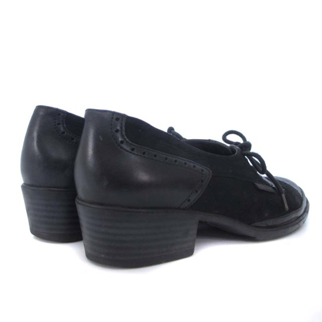 other(アザー)のメフィスト パンプス レザーシューズ スエード 黒 US6 1/2 23.5 レディースの靴/シューズ(ハイヒール/パンプス)の商品写真