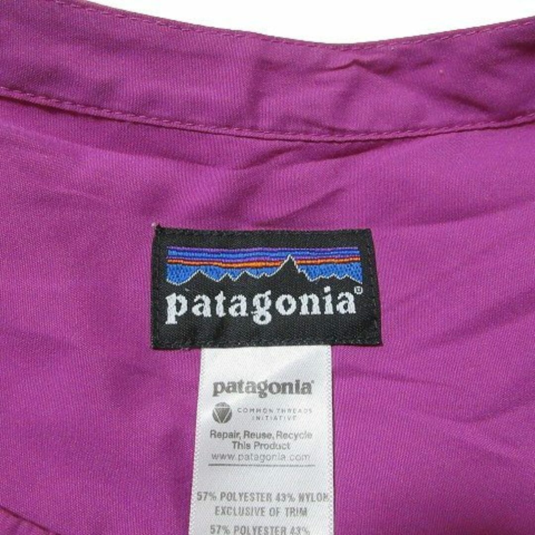 patagonia(パタゴニア)のパタゴニア シャツ ワンピース ひざ丈 7分袖 アウトドア ウエア ■GY11 レディースのワンピース(ひざ丈ワンピース)の商品写真