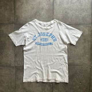 チャンピオン(Champion)の60s チャンピオン tシャツ USA製 ランタグ 染み込み3段プリント(Tシャツ/カットソー(半袖/袖なし))