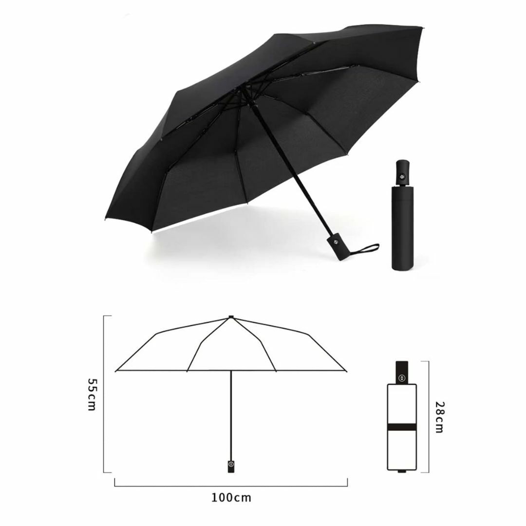【令和5年新版】折りたたみ傘 ワンタッチ 自動開閉 SBECUD 330g超軽量 メンズのファッション小物(その他)の商品写真