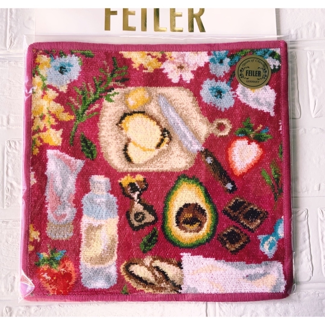 FEILER(フェイラー)の【Sale♡】フェイラー　🥑メルシーモンシュシュ　ハンカチ レディースのファッション小物(ハンカチ)の商品写真