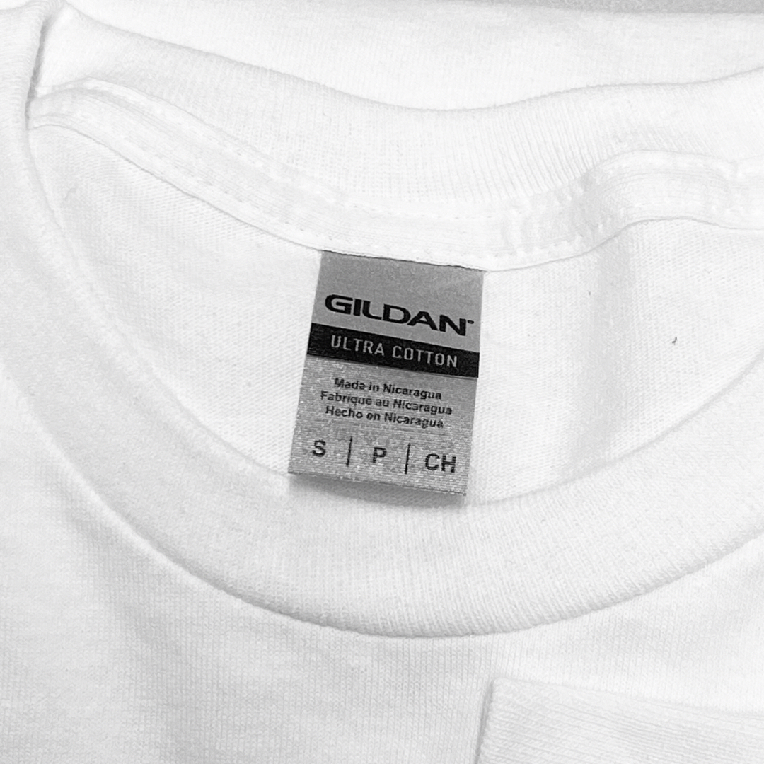 GILDAN(ギルタン)の新品未使用 ギルダン 6oz ウルトラコットン 無地長袖Tシャツ 白 S メンズのトップス(Tシャツ/カットソー(七分/長袖))の商品写真