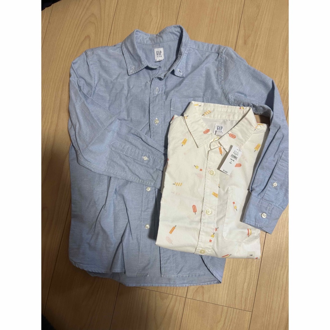 GAP(ギャップ)のシャツセット キッズ/ベビー/マタニティのキッズ服男の子用(90cm~)(ブラウス)の商品写真