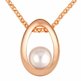 ミキモト(MIKIMOTO)のミキモト MIKIMOTO ネックレス K18PG パール 6.5mm レディース【中古】(ネックレス)