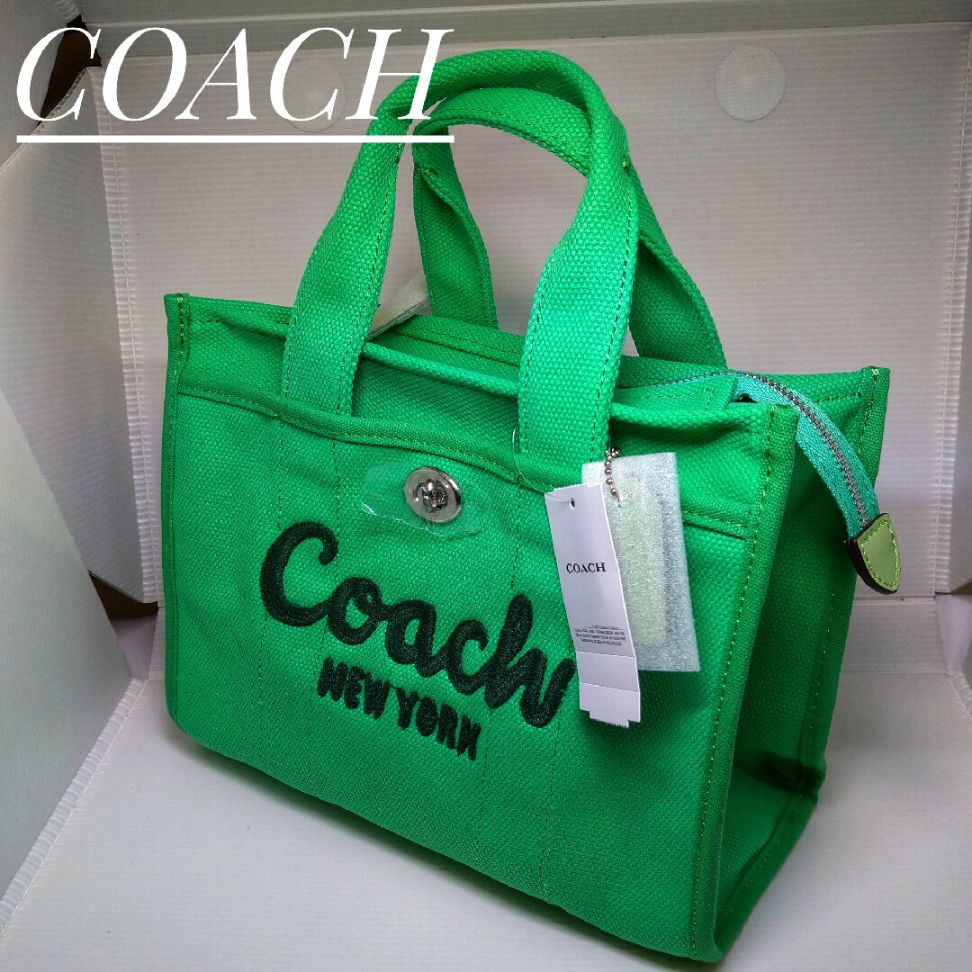 COACH(コーチ)のコーチ レディース用 カーゴ トート  グリーン レディースのバッグ(ハンドバッグ)の商品写真