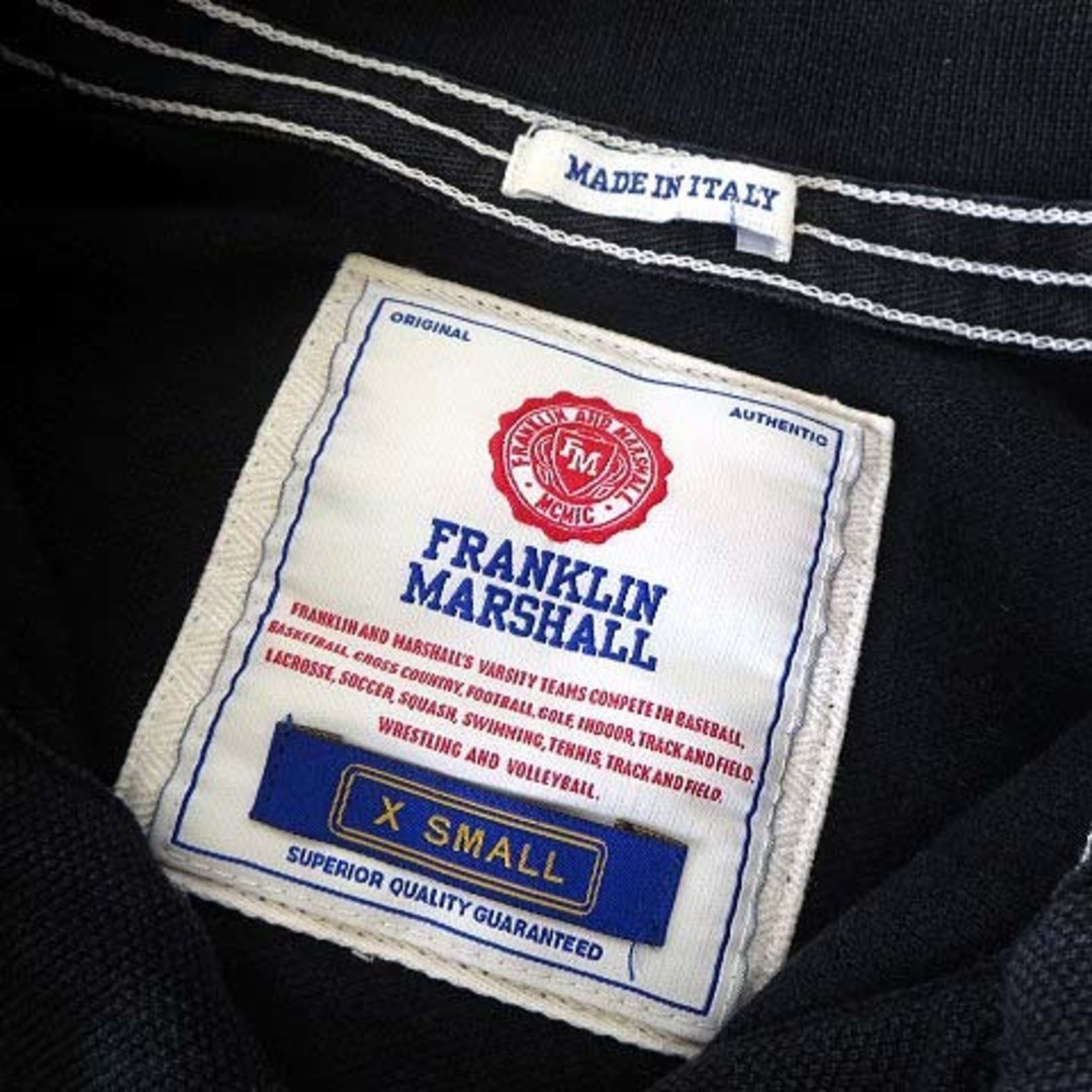 FRANKLIN&MARSHALL(フランクリンアンドマーシャル)のフランクリン&マーシャル ポロシャツ 長袖 鹿の子 XS 黒 黄色 国内正規品 メンズのトップス(ポロシャツ)の商品写真