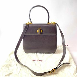 Ferragamo - vintage フェラガモ2way ハンドバッグ ショルダーバッグ