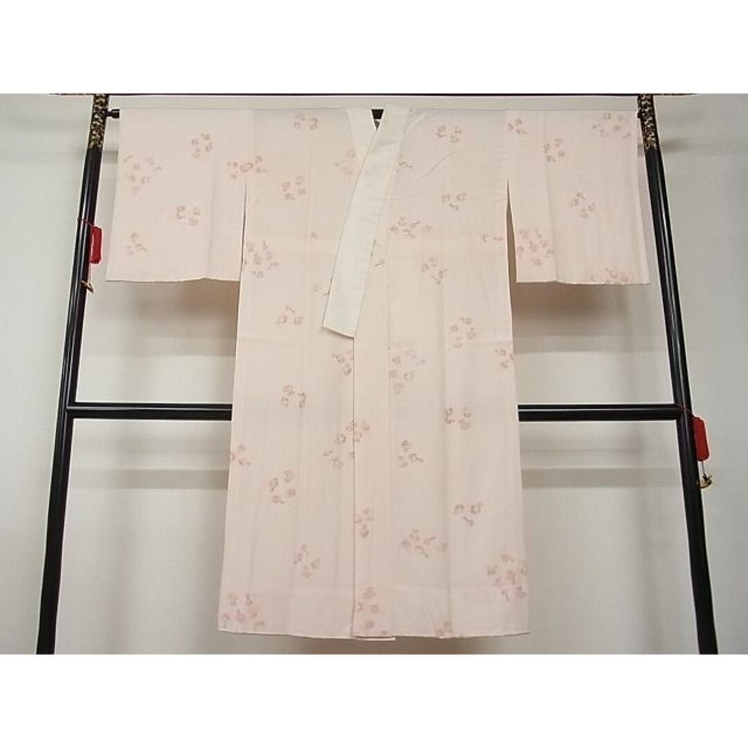 平和屋-こころ店■長襦袢　無双仕立て　小槌　正絹　逸品　A-br8089 レディースの水着/浴衣(着物)の商品写真