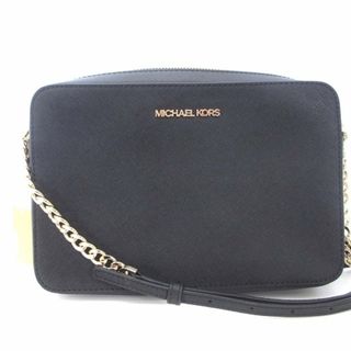 マイケルコース(Michael Kors)のマイケルコース ショルダーバッグ クロスボディ チェーン ロゴ 黒(ショルダーバッグ)