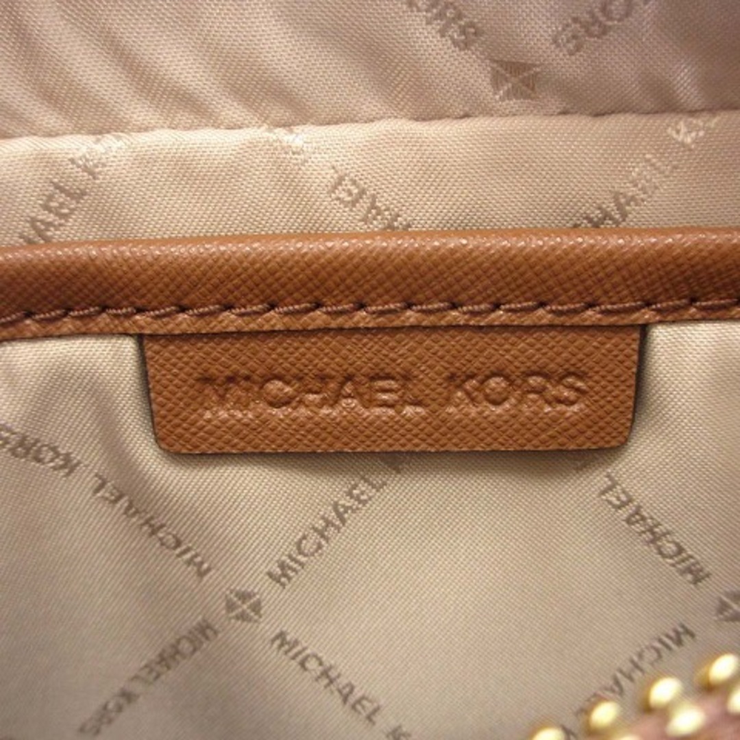 Michael Kors(マイケルコース)のマイケルコース ショルダーバッグ クロスボディ チェーン 総柄 ベージュ系 茶 レディースのバッグ(ショルダーバッグ)の商品写真