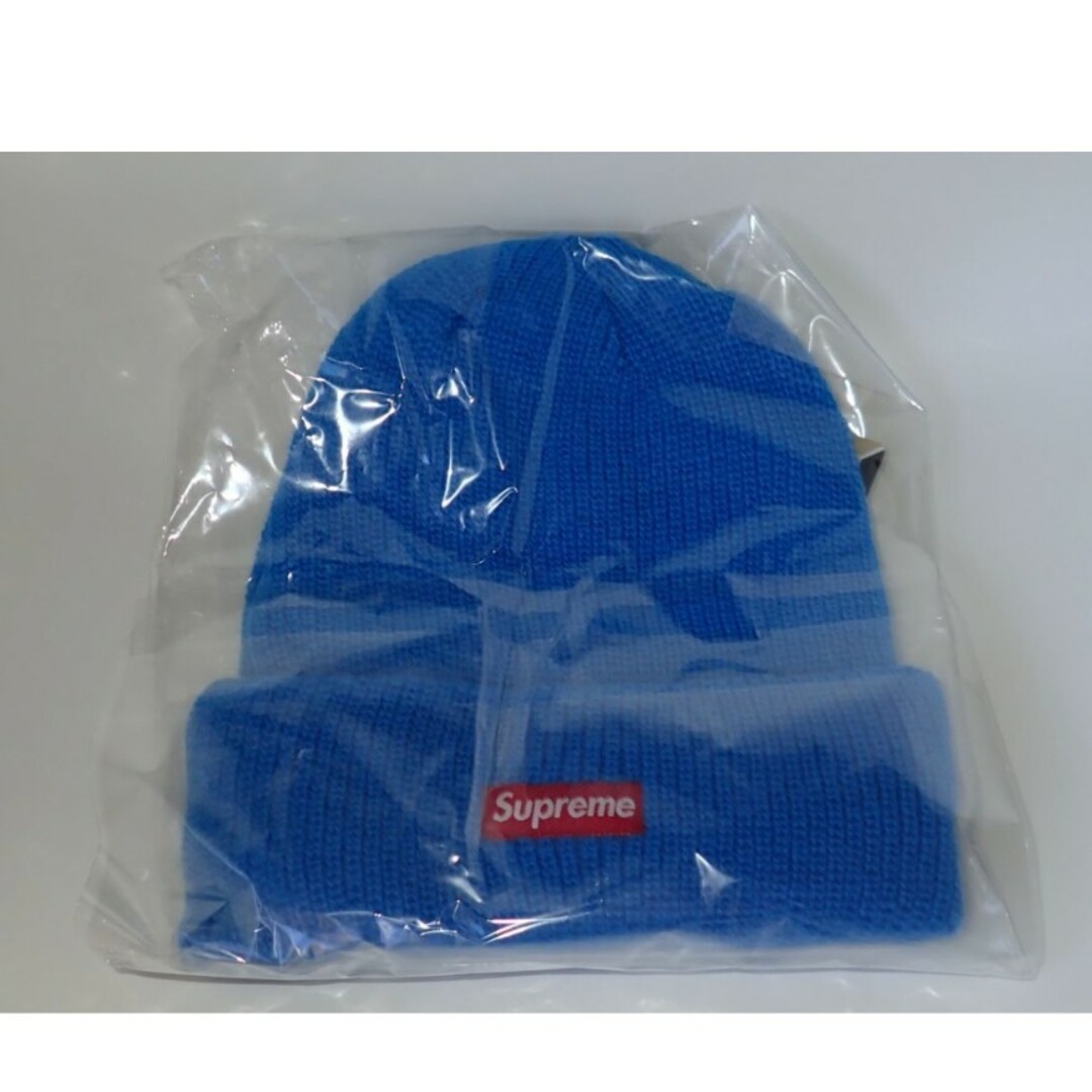 Supreme(シュプリーム)の162　supreme シュプリーム　ゴアテックス　ニット　ボックスロゴ　青 メンズの帽子(ニット帽/ビーニー)の商品写真