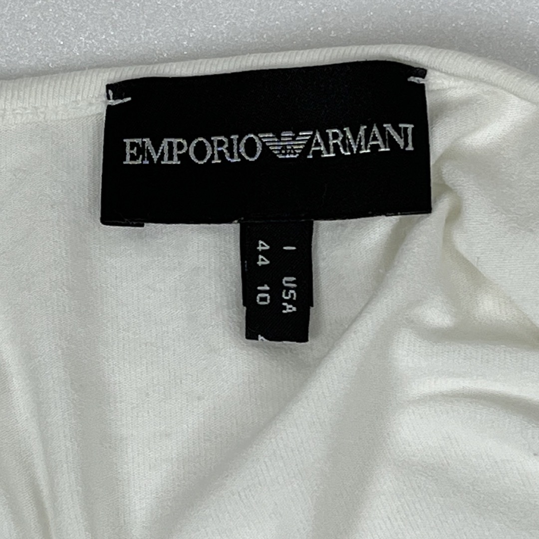 Emporio Armani(エンポリオアルマーニ)の【アルマーニ】EMPORIO ARMANI ラインストーンロゴTシャツ メンズのトップス(Tシャツ/カットソー(半袖/袖なし))の商品写真