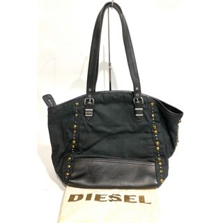 ディーゼル(DIESEL)のDESELディーゼル トートバッグ ブラック 黒 スタッズ(トートバッグ)