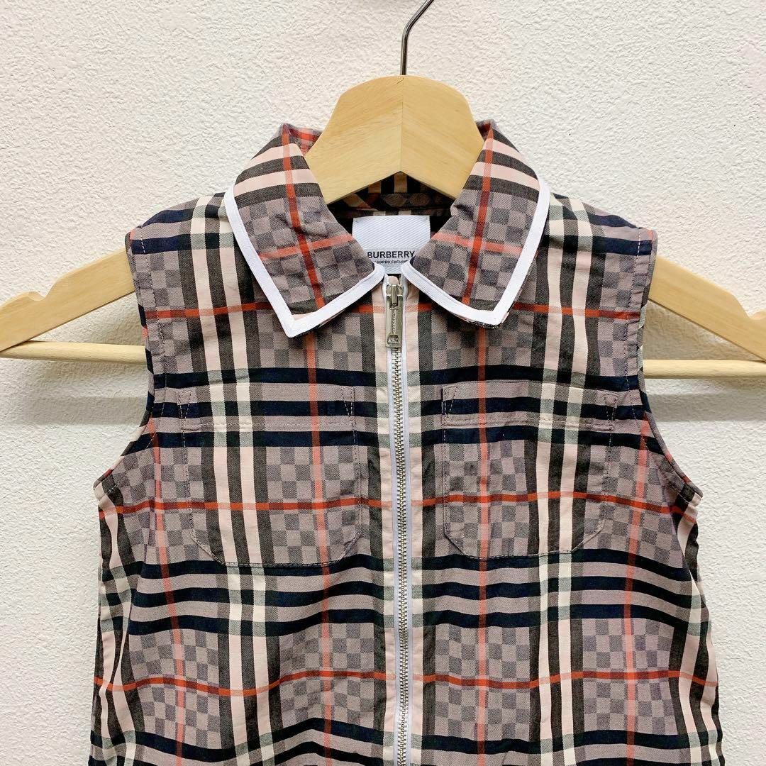 BURBERRY - 3151 美品 バーバリー キッズ ワンピース ノースリーブ 6Y