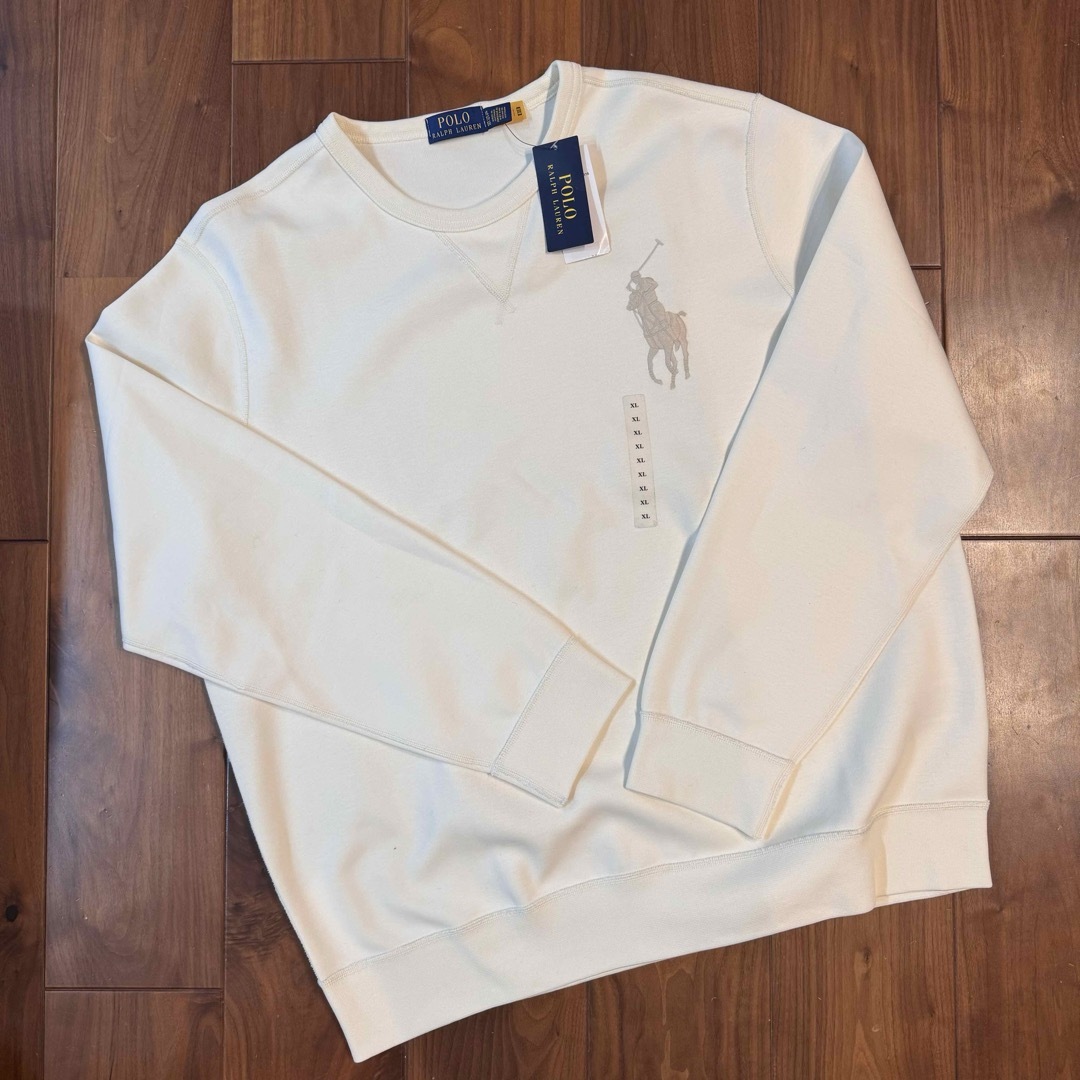 POLO RALPH LAUREN(ポロラルフローレン)の【新品】　ラルフローレン　スウェット　トレーナー　オーバーサイズ　ビッグポロ メンズのトップス(スウェット)の商品写真