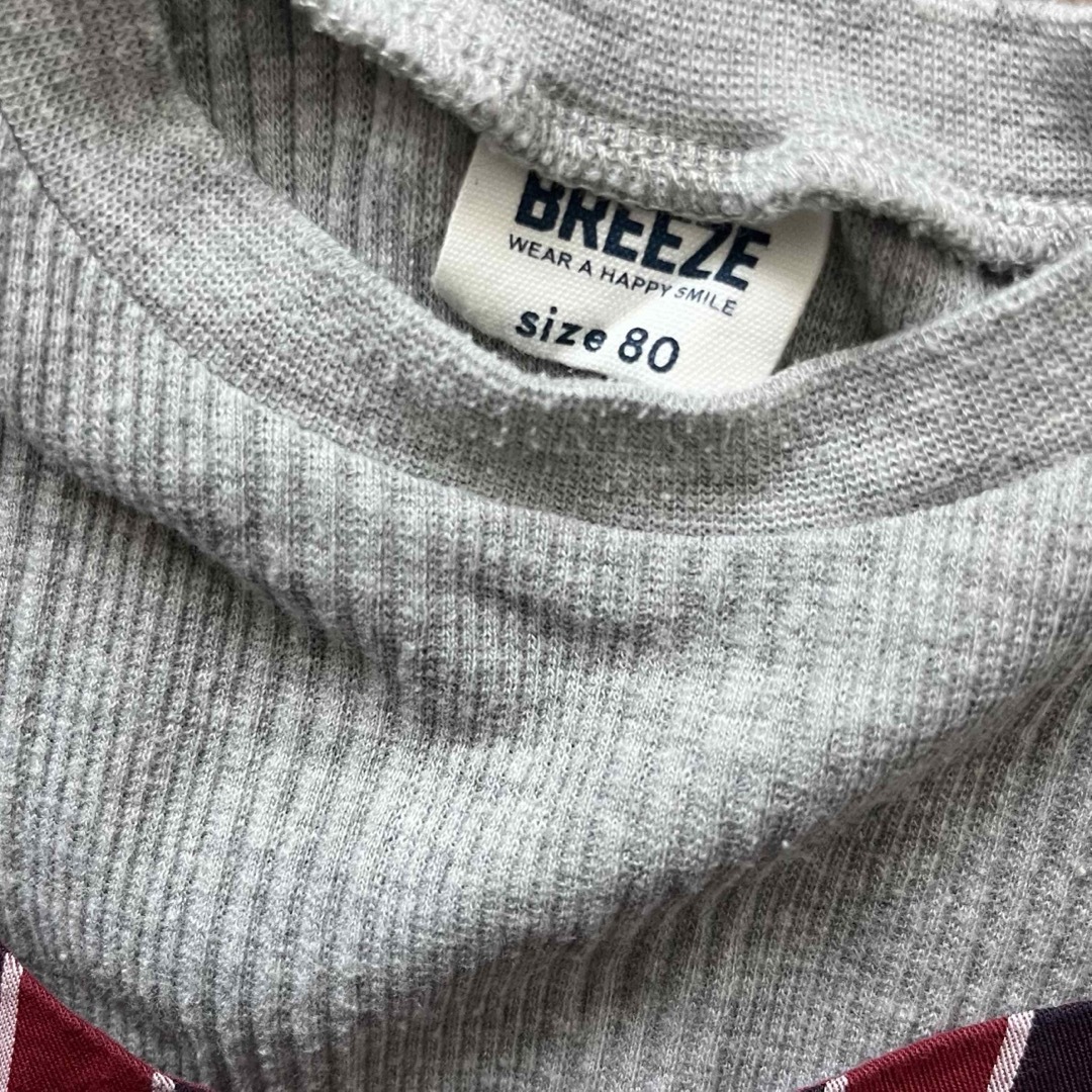 BREEZE(ブリーズ)のBREEZE 半袖2枚 キッズ/ベビー/マタニティのベビー服(~85cm)(Ｔシャツ)の商品写真