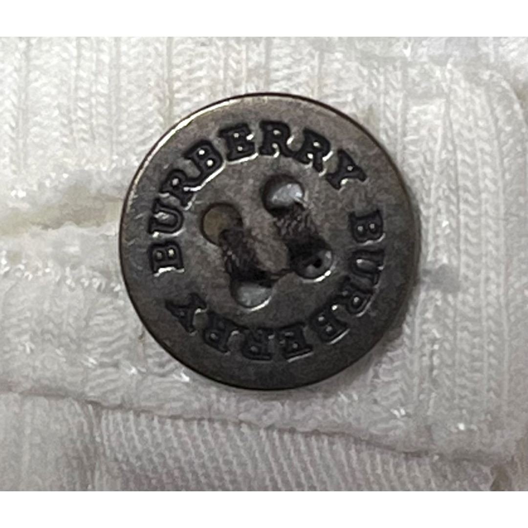 BURBERRY(バーバリー)の匿名発送　美品　バーバリーロンドン　ヘンリーネックカットソー　金具ロゴ　サイズ1 レディースのトップス(カットソー(長袖/七分))の商品写真