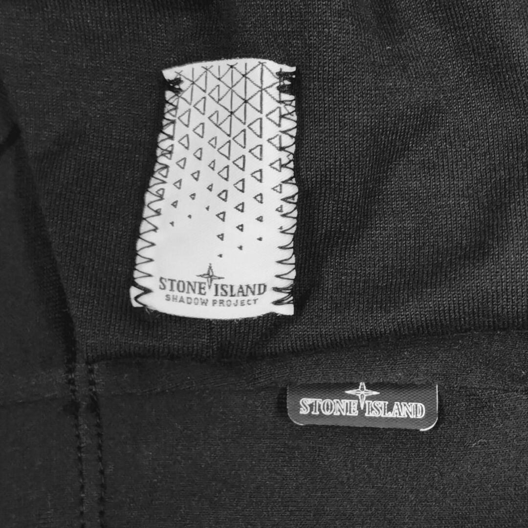 STONE ISLAND(ストーンアイランド)のSTONE ISLAND ストーンアイランド 品番721920110 SHADOW PROJECT 半袖Ｔシャツ 黒 サイズM 正規品 / 33788 メンズのトップス(Tシャツ/カットソー(半袖/袖なし))の商品写真