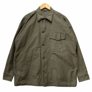 ビームス(BEAMS)のBEAMS ビームス 19AW 品番19F-SK020 11-11-5717-791 A-2 DECK SHIRTS デッキ シャツ ジャケット カーキ サイズL 正規品 / 33784(その他)