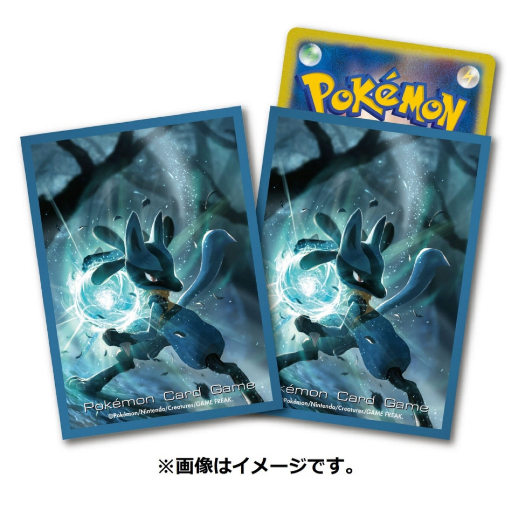 ポケモン - ポケモン デッキシールド ルカリオ スリーブ ポケモン - ポケモン デッキシールド ルカリオ スリーブ