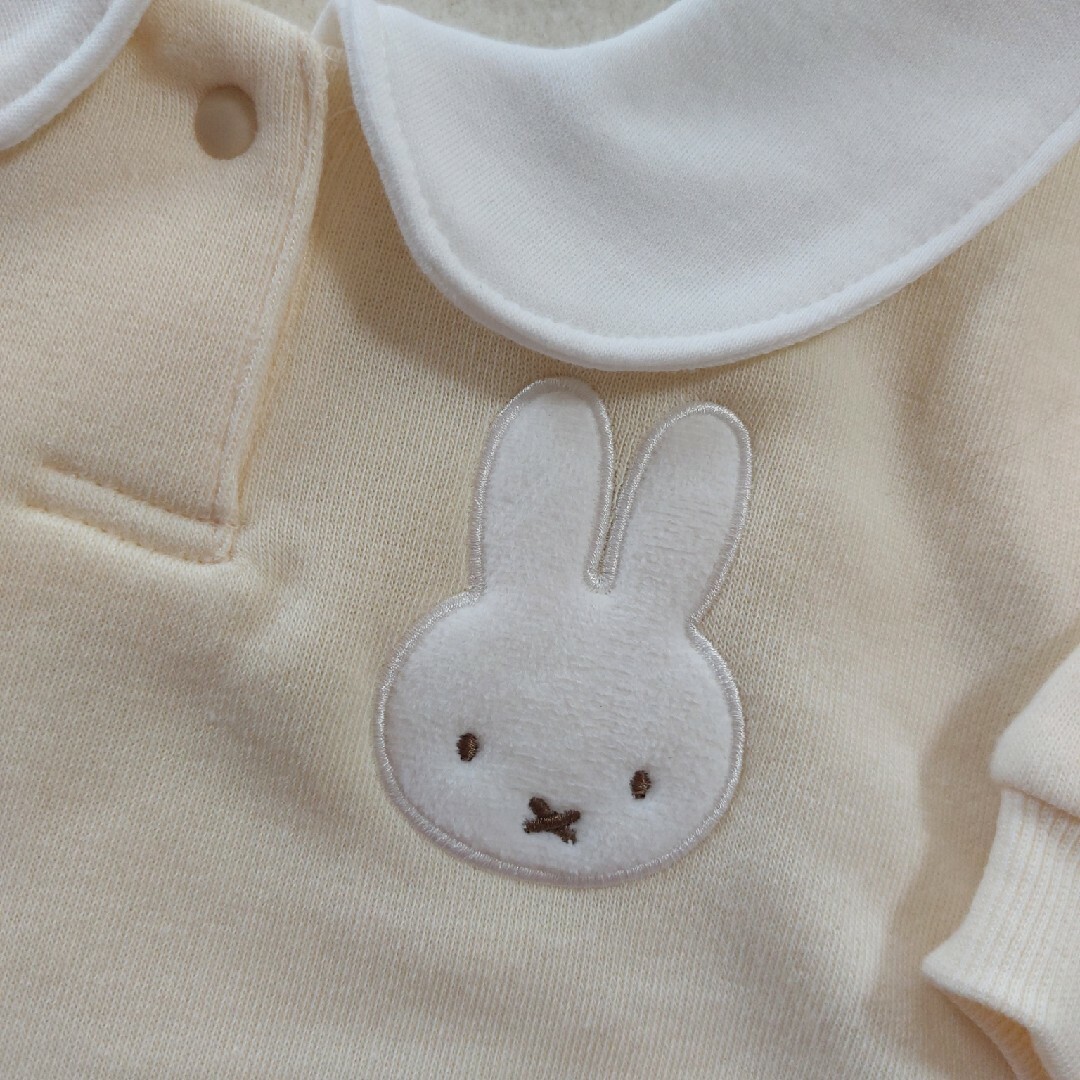 miffy(ミッフィー)のミッフィー　裏起毛ロンパース キッズ/ベビー/マタニティのベビー服(~85cm)(ロンパース)の商品写真