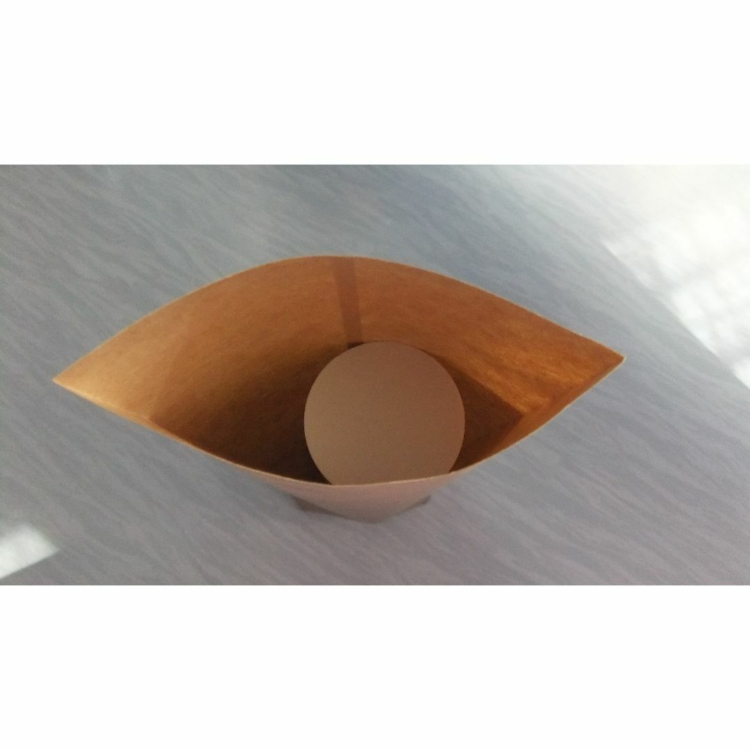 【B259-5】縦長底マチ付ラッピング袋　10枚　マチ4cm（シール付き） インテリア/住まい/日用品のオフィス用品(ラッピング/包装)の商品写真