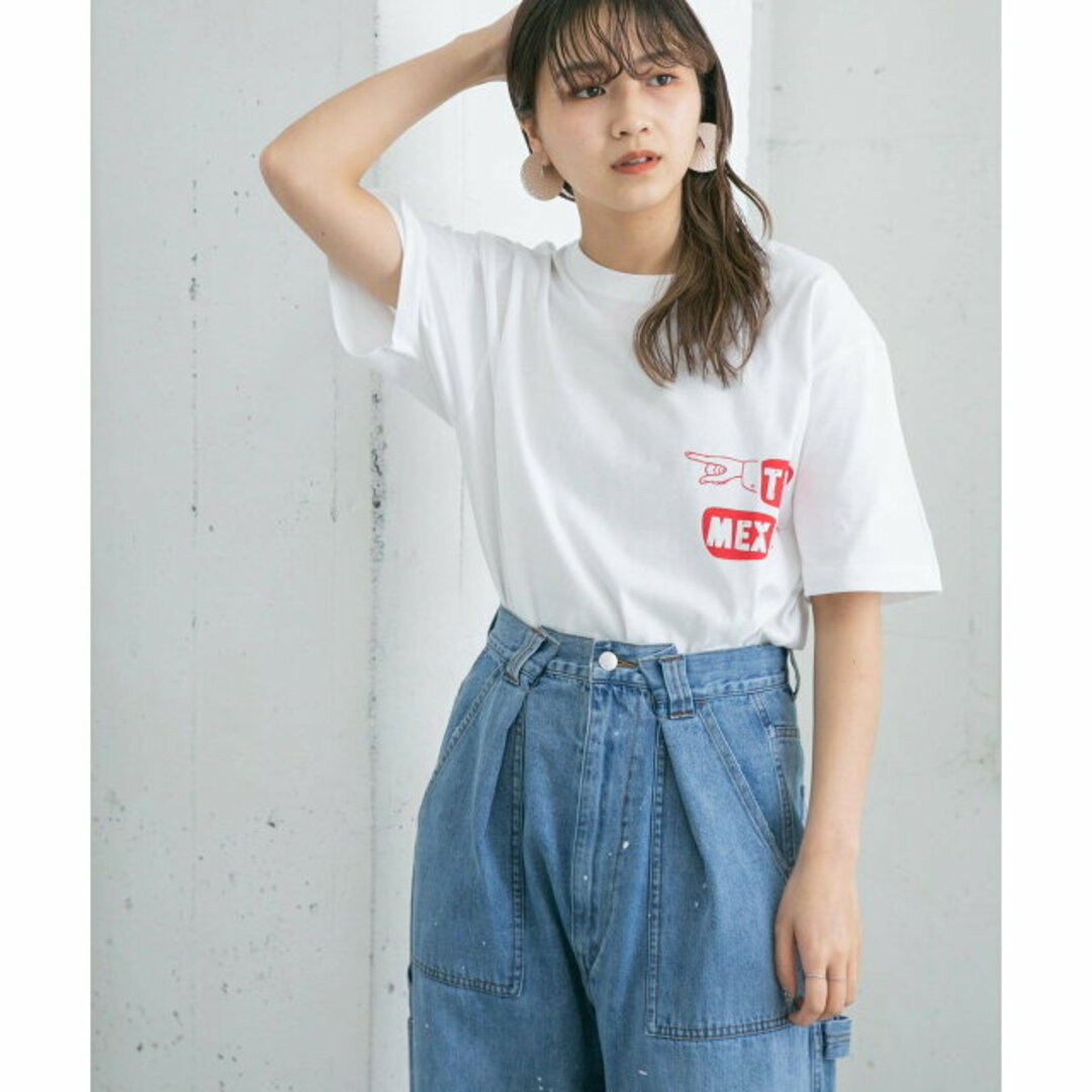 KBF(ケービーエフ)の【WHITE】GOOD MOTIVE TEE TEX MEX TEE レディースのトップス(カットソー(長袖/七分))の商品写真