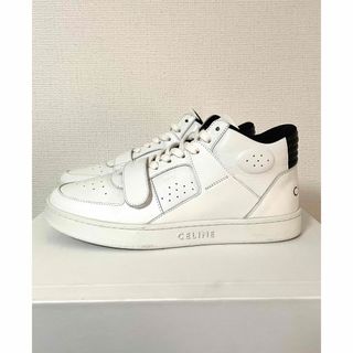 celine - CELINE CT-02 ミッドスニーカー 41 レザー カーフスキン