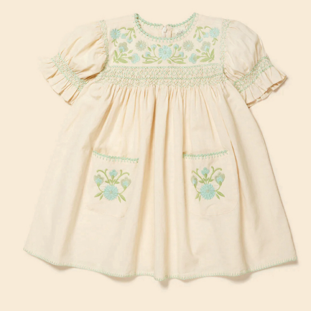 apolina Dora Dress Milk 2-3Y キッズ/ベビー/マタニティのキッズ服女の子用(90cm~)(ワンピース)の商品写真