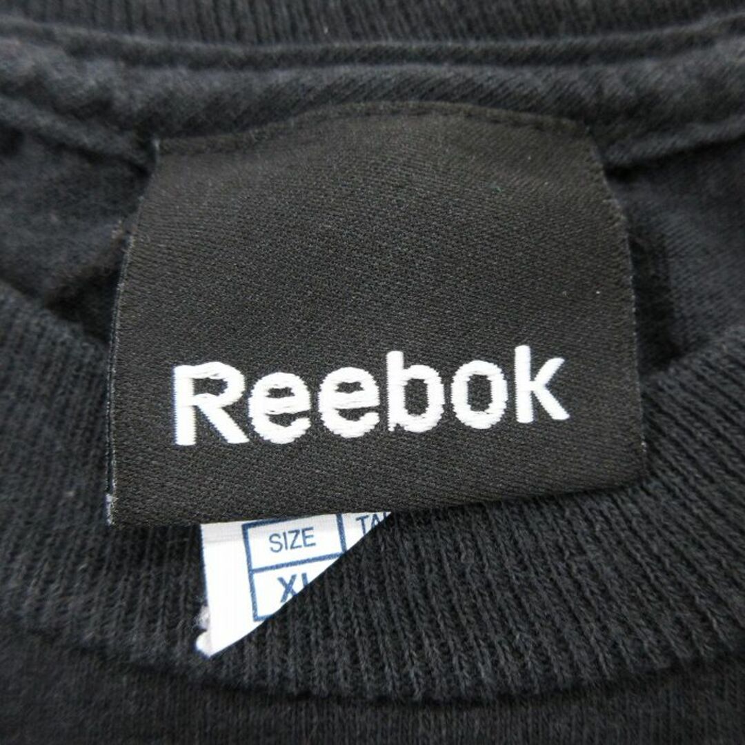 Reebok(リーボック)の古着 リーボック REEBOK 半袖 Tシャツ キッズ ボーイズ 子供服 NHL ボストンブルーインズ ミランルチッチ 17 コットン クルーネック 黒 ブラック アイスホッケー 22may13 キッズ/ベビー/マタニティのベビー服(~85cm)(シャツ/カットソー)の商品写真