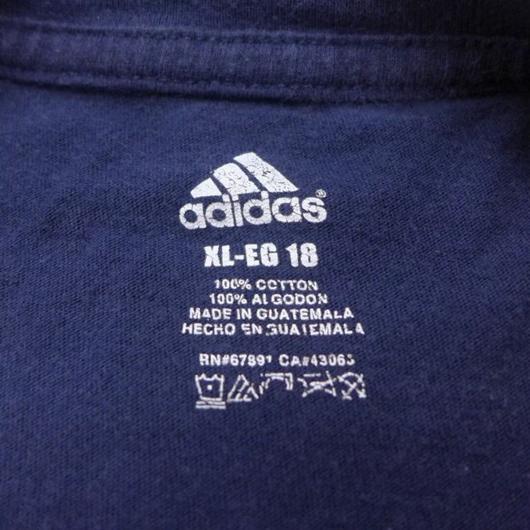 adidas(アディダス)の古着 アディダス adidas 半袖 Tシャツ キッズ ボーイズ 子供服 MLB クリーブランドインディアンス コットン クルーネック 紺 ネイビー メジャーリーグ ベースボール 野球 22may26 キッズ/ベビー/マタニティのベビー服(~85cm)(シャツ/カットソー)の商品写真