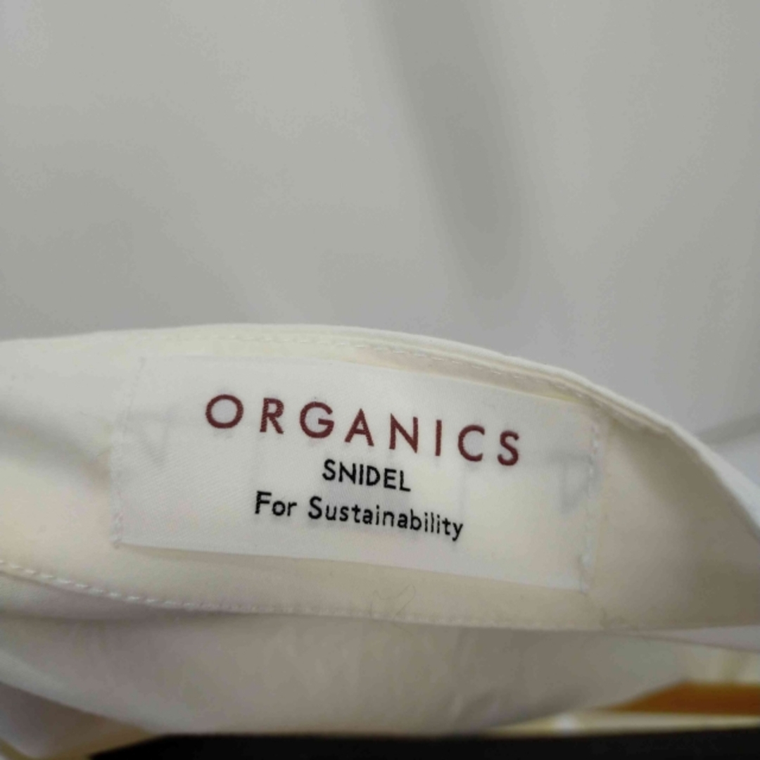 SNIDEL(スナイデル)のsnidel(スナイデル) Organics スタンドカラーフリルブラウス レディースのトップス(シャツ/ブラウス(長袖/七分))の商品写真