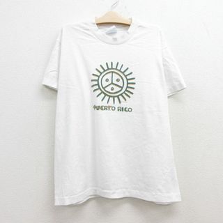 ヘインズ(Hanes)の古着 ヘインズ Hanes 半袖 ビンテージ Tシャツ キッズ ボーイズ 子供服 90年代 90s プエルトリコ クルーネック USA製 白 ホワイト 22jun23(シャツ/カットソー)