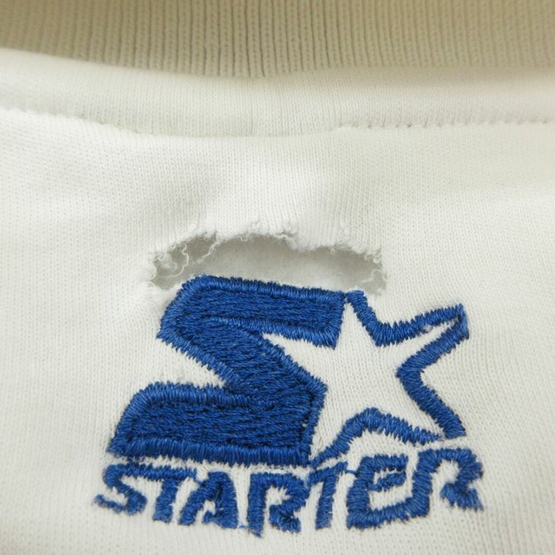 STARTER(スターター)のXL★古着 スターター STARTER 半袖 ポロ シャツ メンズ 90年代 90s NFL デンバーブロンコス 全面プリント コットン 白 ホワイト アメフト スーパーボウル 22may24 中古 トップス メンズのトップス(ポロシャツ)の商品写真