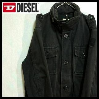 ディーゼル(DIESEL)の【希少】ディーゼル デニム ミリタリージャケット 古着 90s 入手困難 一点物(Gジャン/デニムジャケット)