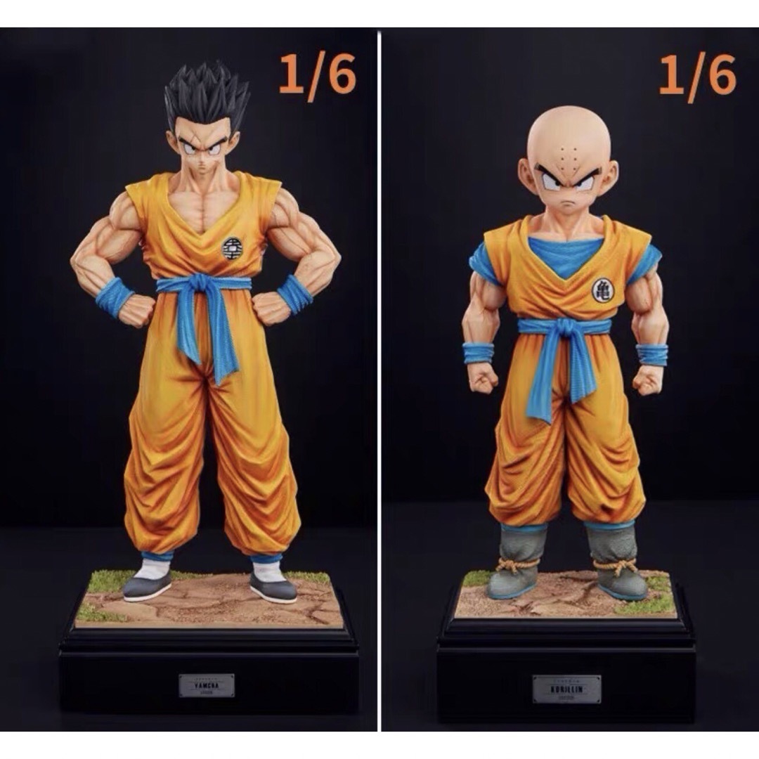 ドラゴンボール ヤムチャ&クリリンフィギュア ガレージキット 2体 1/6