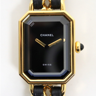 シャネル(CHANEL)の【CHANEL】シャネル プルミエールM 腕時計 QZ GP×レザー H0001/ok04460ar(腕時計)