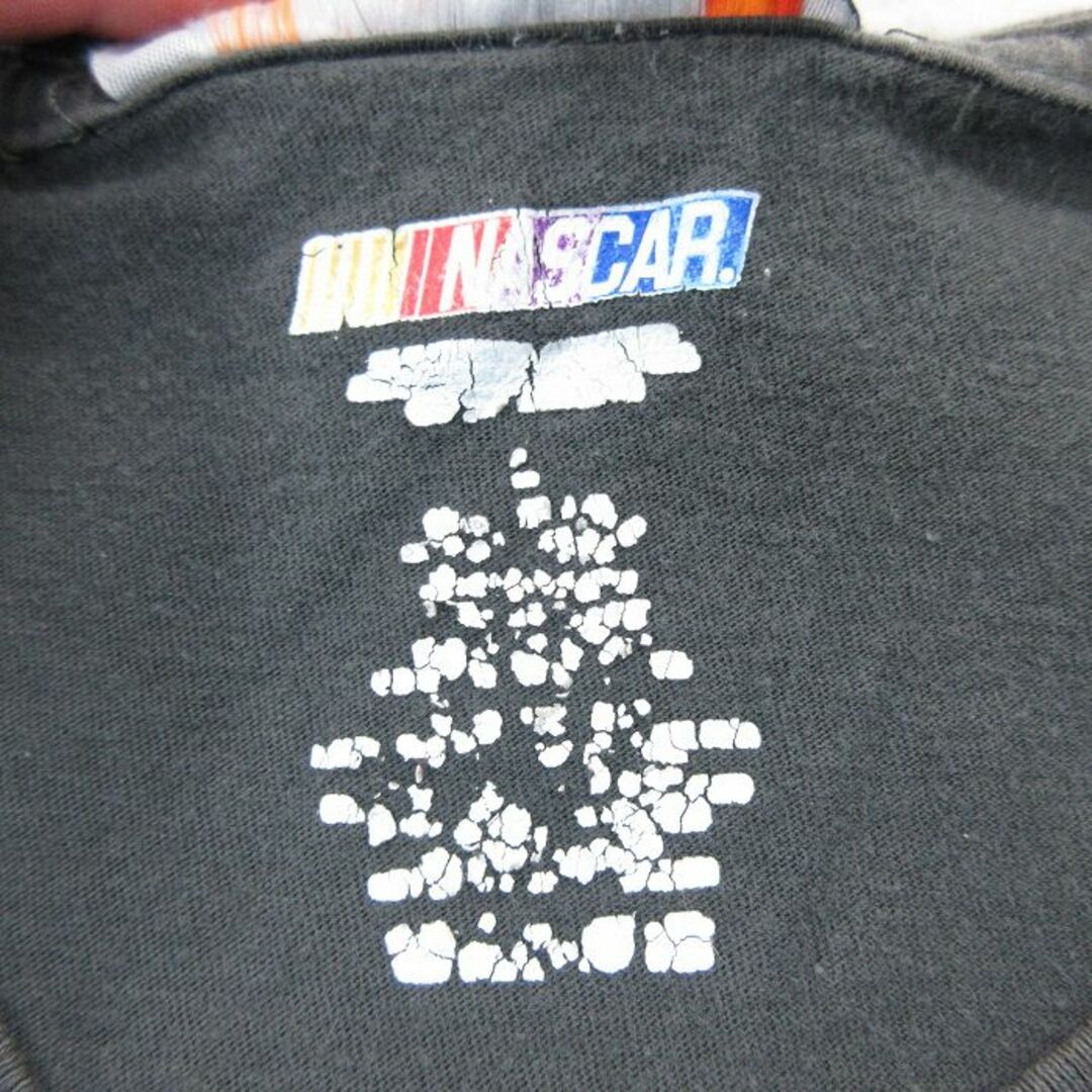 L★古着 半袖 Tシャツ メンズ JRモータースポーツ NASCAR デイルアーンハートジュニア 88 クルーネック グレー 22mar30 中古 メンズのトップス(Tシャツ/カットソー(半袖/袖なし))の商品写真