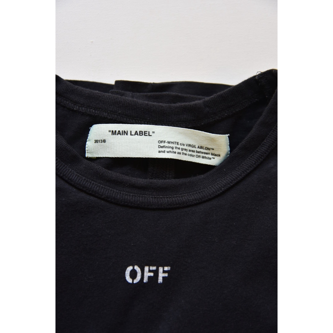 OFF-WHITE(オフホワイト)のOFF-WHITE  18SS/DIAG TEMPERATURE/長袖T/M/ メンズのトップス(Tシャツ/カットソー(七分/長袖))の商品写真