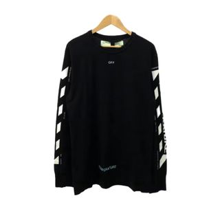 オフホワイト(OFF-WHITE)のOFF-WHITE  18SS/DIAG TEMPERATURE/長袖T/M/(Tシャツ/カットソー(七分/長袖))